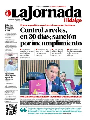 La Jornada Hidalgo | 15 de octubre de 2026