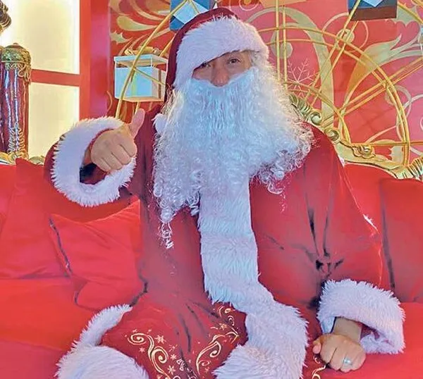 Santa Claus en el Parque Cultural Hidalguense