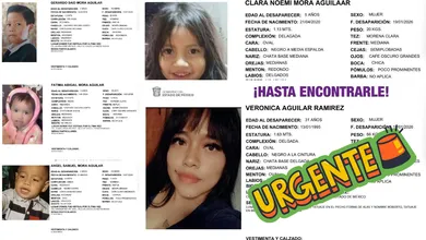 Familiares y autoridades buscan a Verónica Aguilar Ramírez y a sus cuatro hijos desaparecidos en Valle de Chalco.