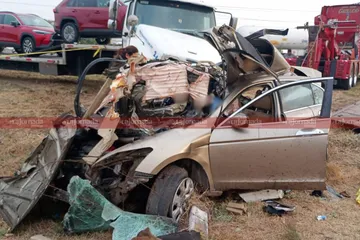 ¡Trágico accidente! Dos personas pierden la vida en la México-Tuxpan