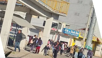 Bloqueo en carretera Ixmiquilpan–Actopan