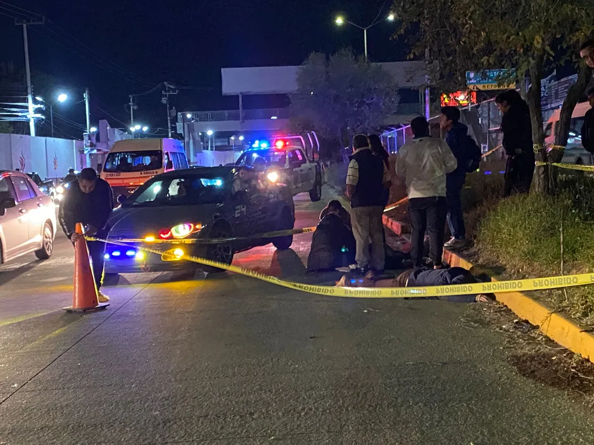 Pachuca fuerte accidente en el bulevar Minero frente a Prepa 3 al menos dos lesionados