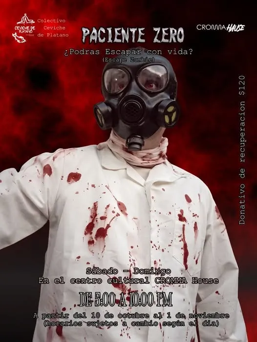 ¿Buscas terror en Pachuca? Así será la experiencia de Paciente Zero