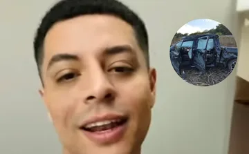 Eduin Caz, vocalista de Grupo Firme, aclara si se volcó en su camioneta