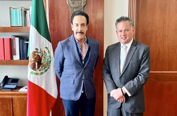 Transición Hidalgo: Omar Fayad se reúne con Santiago Nieto
