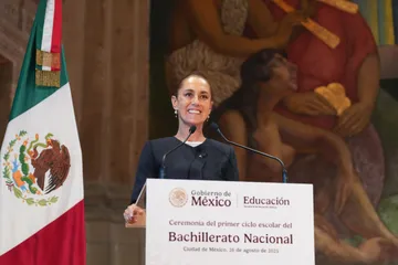 La presidenta Claudia Sheinbaum inauguró el Primer Ciclo Escolar del Bachillerato Nacional