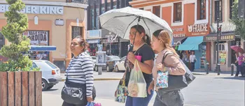 Calor y chubascos en Hidalgo