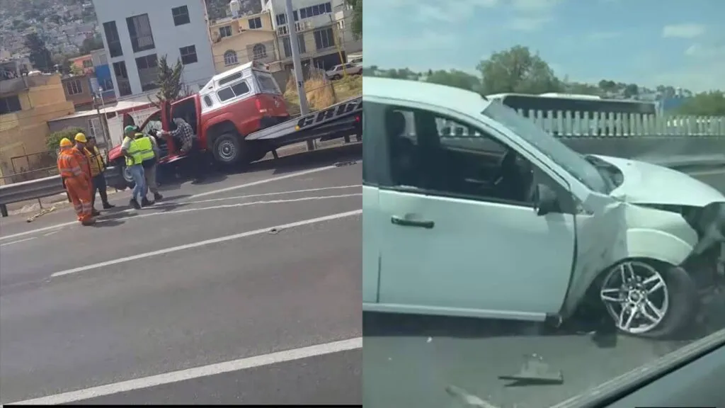 ¡Caos vial! Tráfico intenso en la México-Pachuca