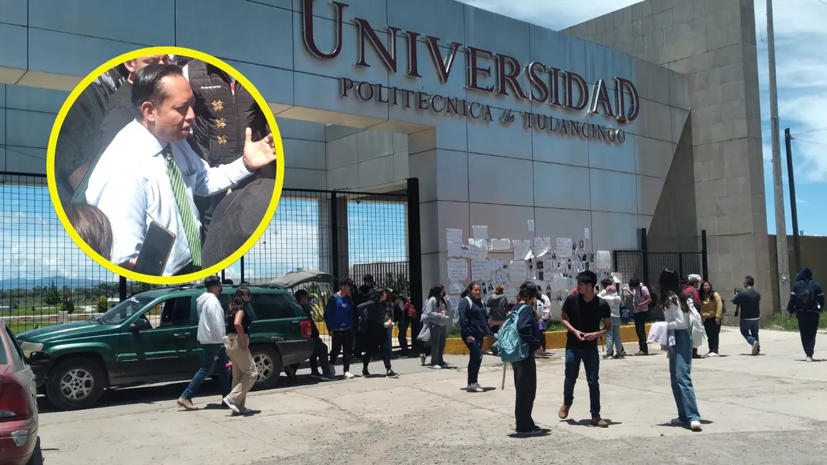 Protesta sindical en la Universidad Politécnica de Tulancingo
