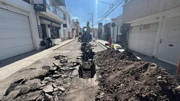 Pachuca: fuga de agua genera socavón en la colonia Periodistas