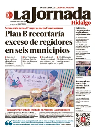 La Jornada Hidalgo | 20 de marzo de 2026