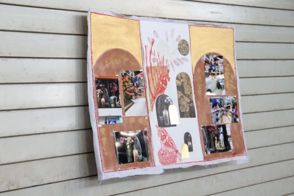 Ilustración, collage y pintura: “Suspiros de Malva” lleva arte contemporáneo al Mercado Primero de Mayo