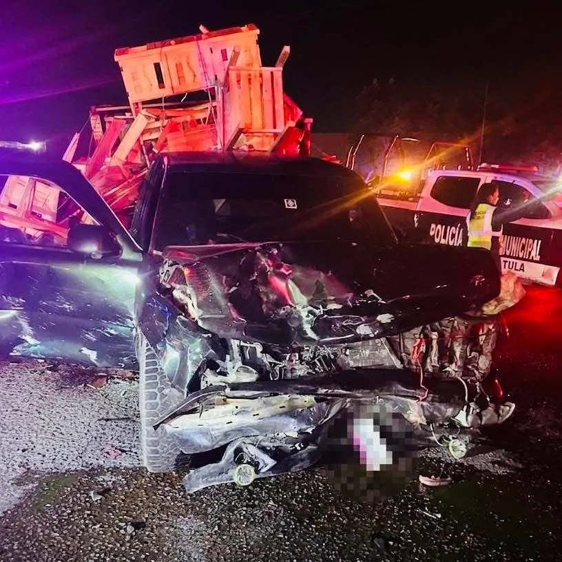 Choque múltiple en la carretera Jorobas-Tula deja 10 lesionados, tres son menores