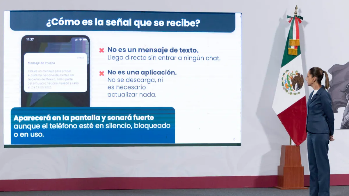 México pondrá a prueba el sistema de alerta sísmica en teléfonos móviles este 19 de septiembre.