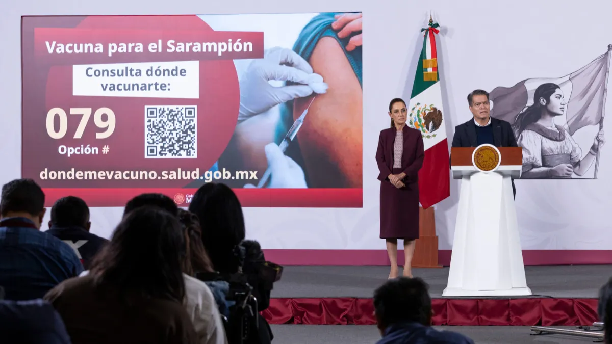 Aceleran plan contra sarampión; 11 entidades son prioridad