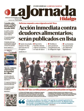 La Jornada Hidalgo | 10 de diciembre de 2025