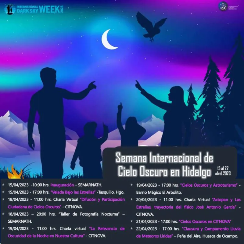 Cielo Oscuro Hidalgo 2023: buscan reducir contaminación lumínica