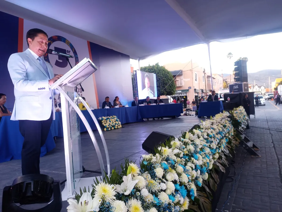 Zimapán: alcalde destaca avances en agua potable