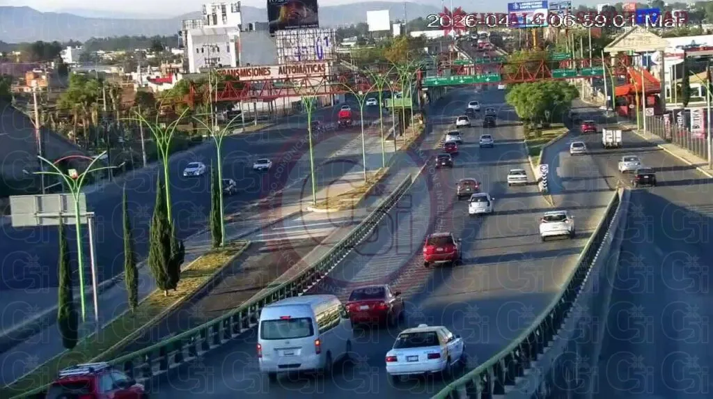 Tráfico hoy en Pachuca: México-Pachuca y Colosio, con mayor carga vehicular