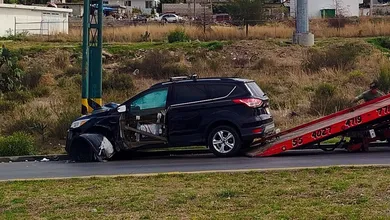 Choque en la carretera Pachuca-Actopan