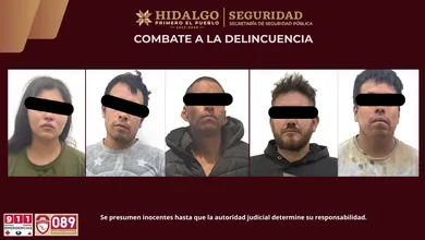 Detenidos Mineral de la Reforma