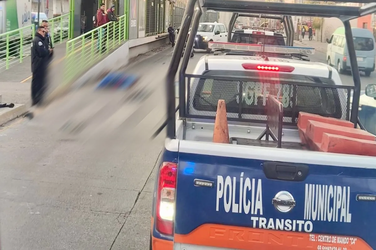 Accidente en autopista México-Pachuca: motociclista pierde la vida