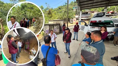 Entrega de ayuda humanitaria en comunidades de Yahualica afectadas por lluvias.