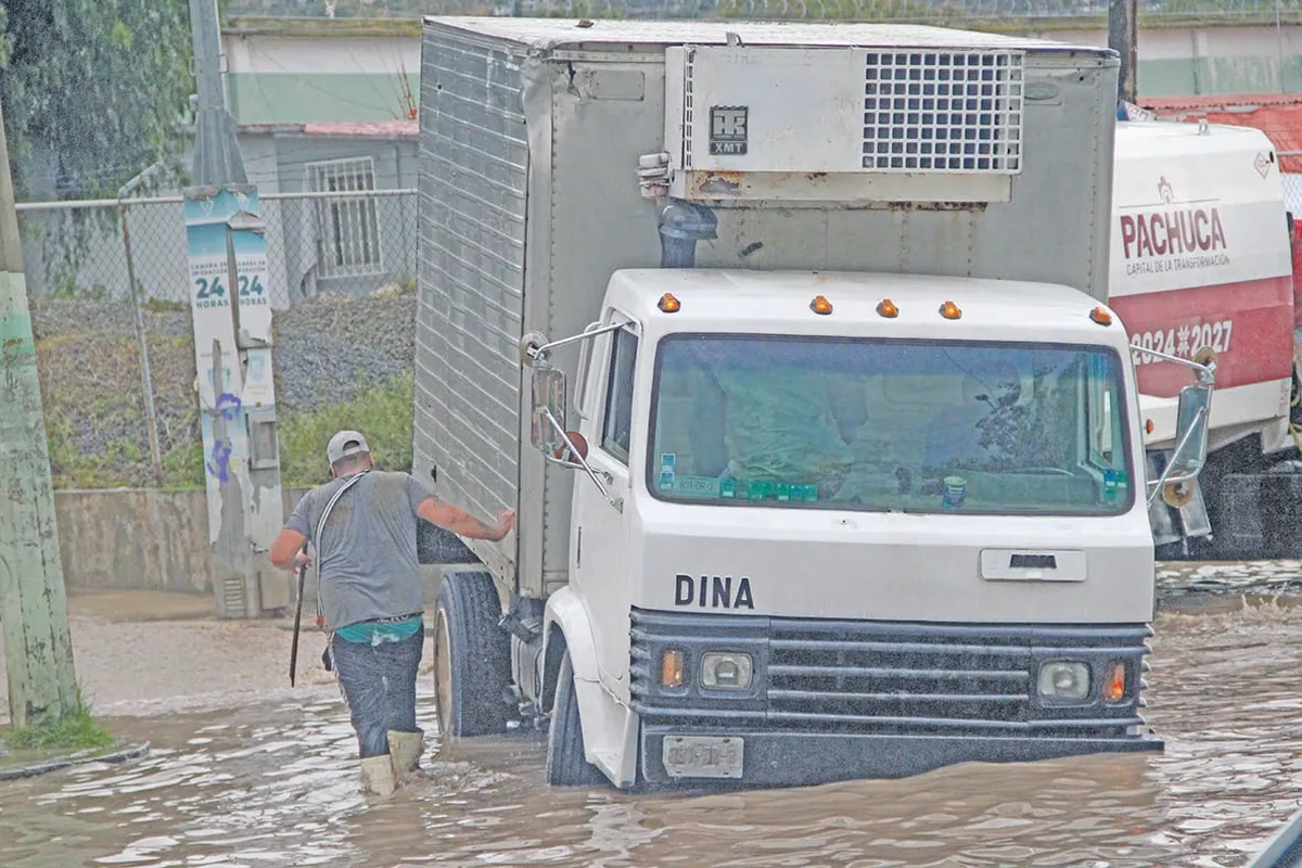 Afectaciones por lluvias en Pachuca