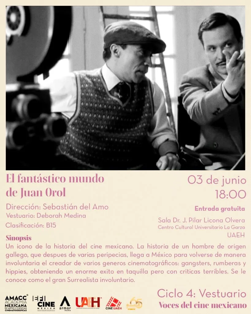 Voces del Cine Mexicano dedica nuevo ciclo al diseño de vestuario; funciones serán gratuitas durante junio