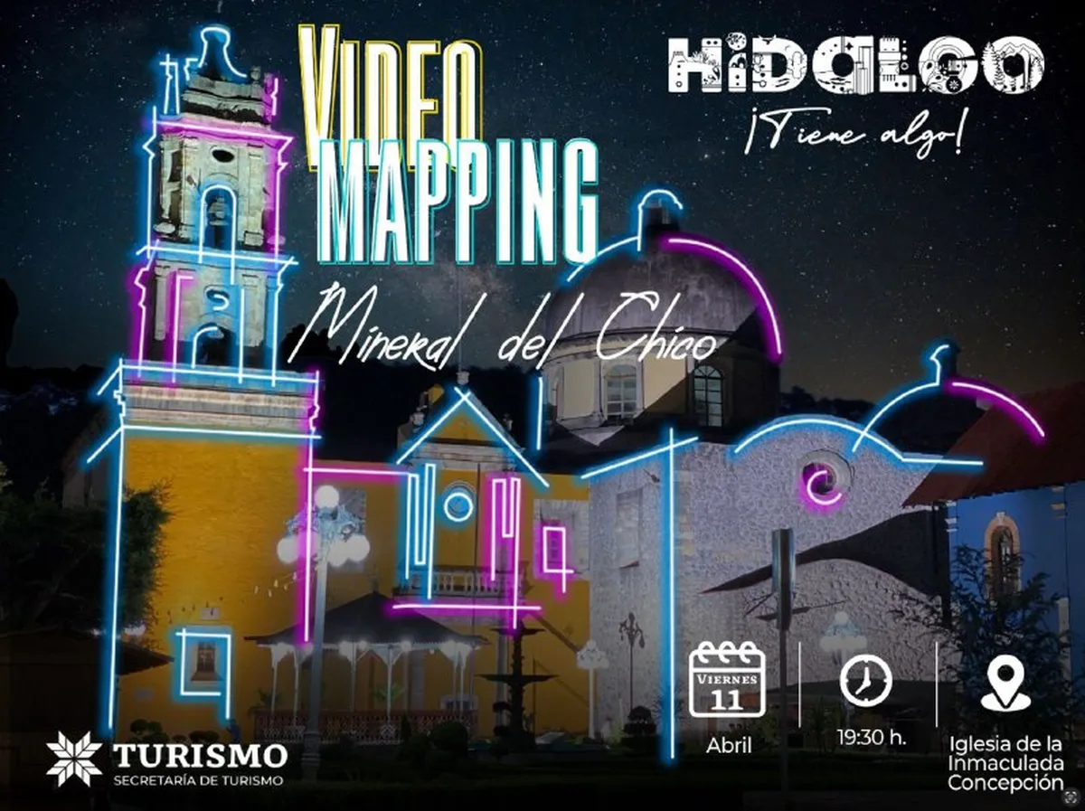 Mineral del Chico estrena videomapping: una experiencia inmersiva que une historia y tecnología