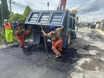 Tizayuca desarrolla estrategia para solucionar problemas de bacheo con atención en zonas prioritarias