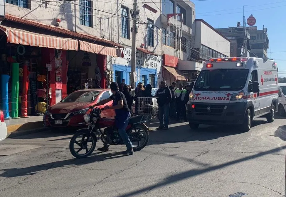 Accidente en centro de Tizayuca deja una mujer y una menor lesionadas