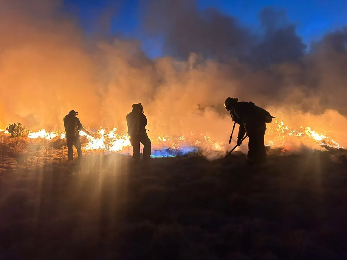 Incendio en San Fernando