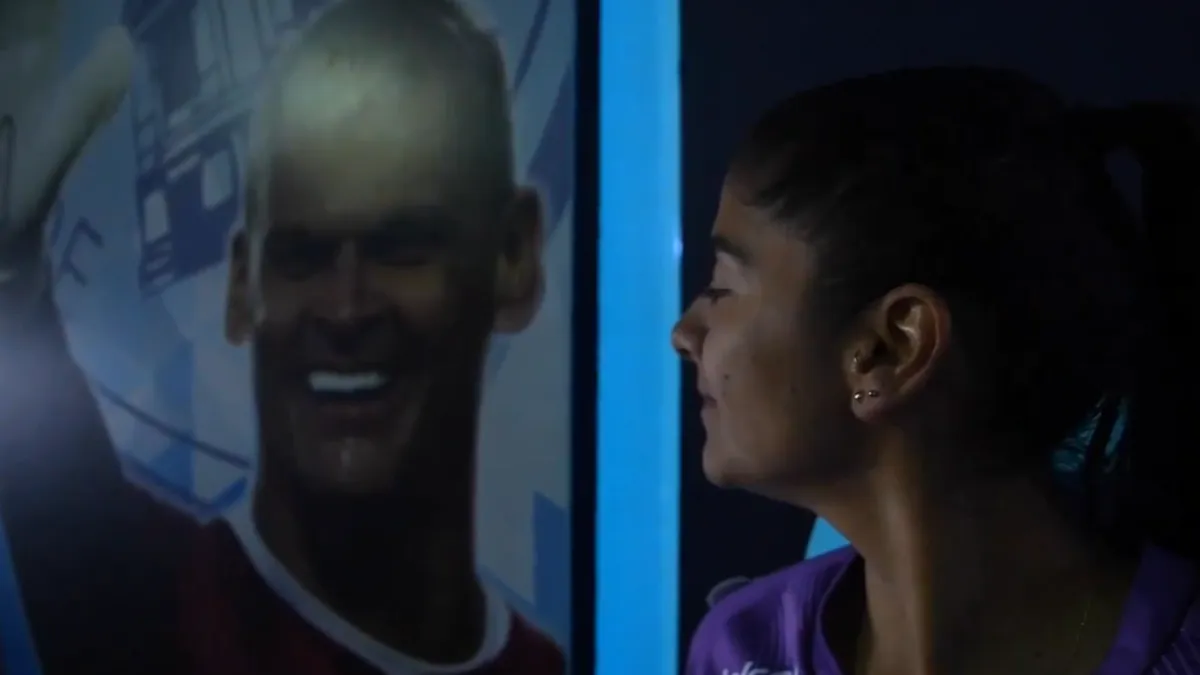 Foto de Catalina Usme en su anuncio como nueva jugadora de Pachuca Femenil.