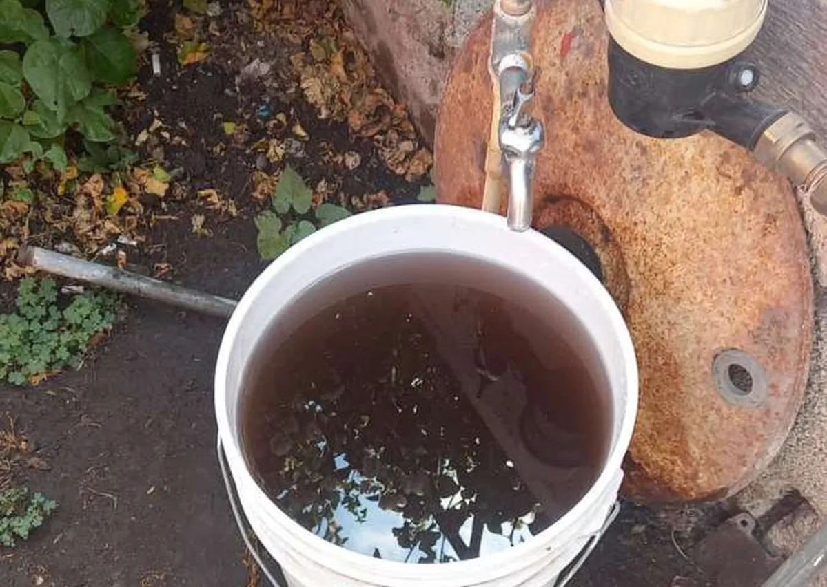 Vecinos de Venta Prieta denuncian que les cae agua sucia