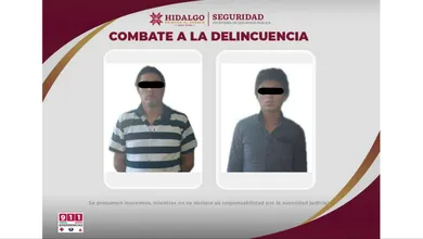 Detención de dos hombres