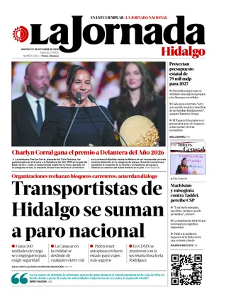 La Jornada Hidalgo | 27 de octubre de 2026