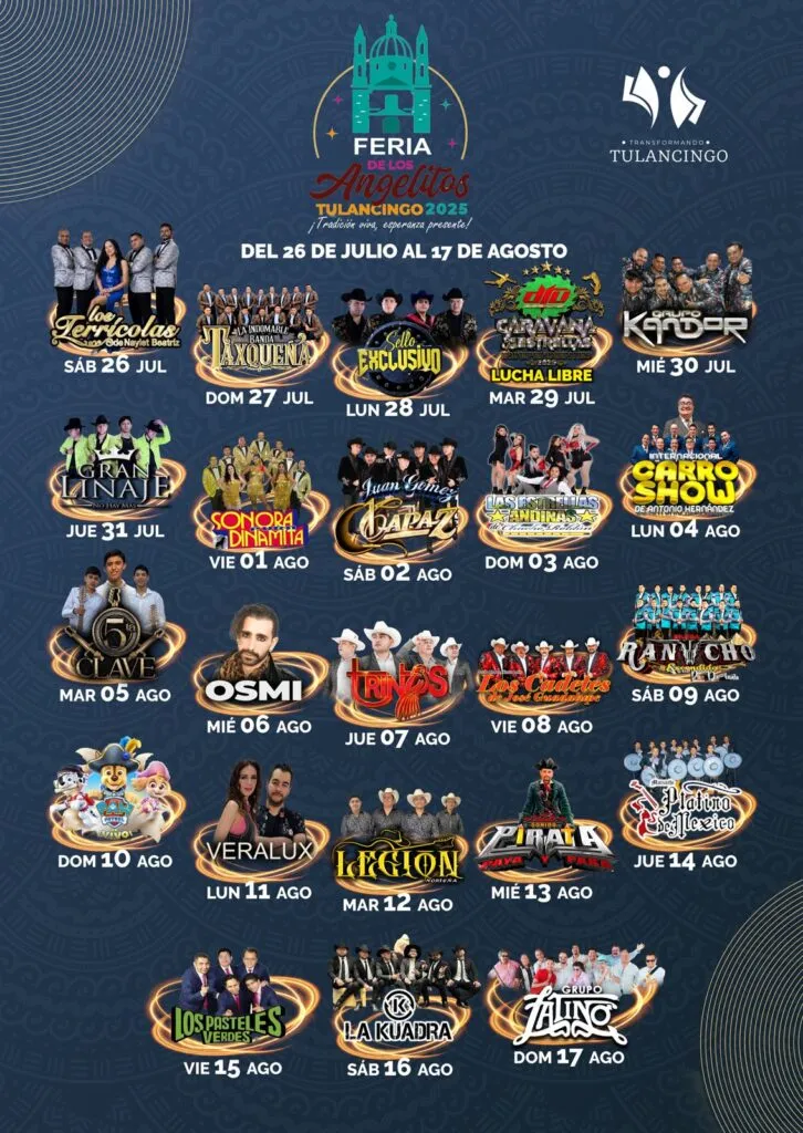Todo sobre la Feria de los Angelitos 2025 en Tulancingo: costos y cartelera