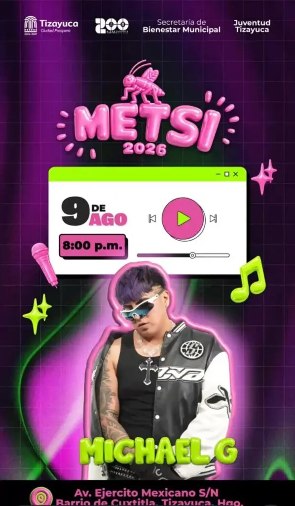 Festival Metsi en Tizayuca revela su cartelera oficial con Camilo Séptimo