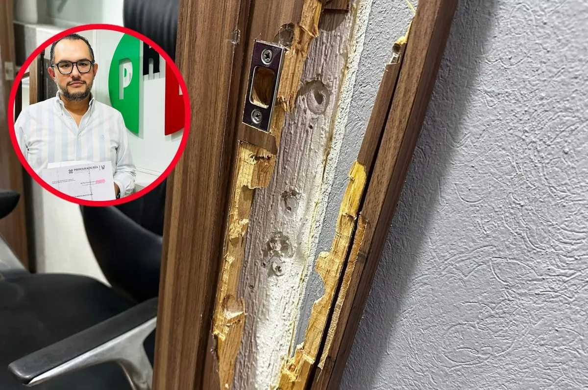 robo en la sede del PRI Hidalgo