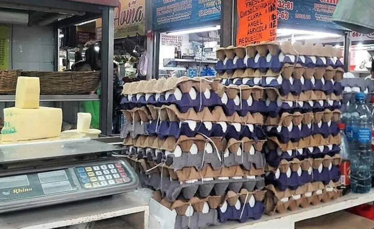 Sube precio del huevo en febrero; llega a 47 pesos