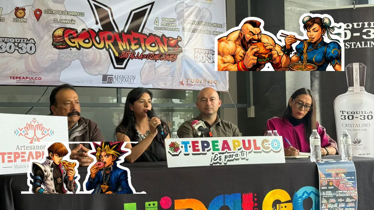 Autoridades de turismo estatal y municipal en rueda de prensa