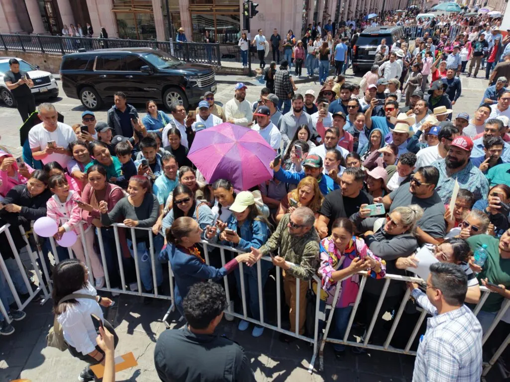 Sheinbaum destaca apoyo de Programas para el Bienestar a 710 mil personas en Zacatecas