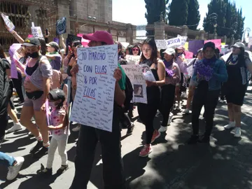 marcha 8M en Tulancingo