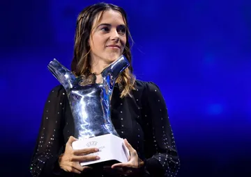 Foto de Aitana Bonmatí, jugadora del año de la UEFA, que se pronunció a favor de Jenni Hermoso.