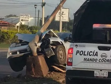 choque en Mineral de la Reforma