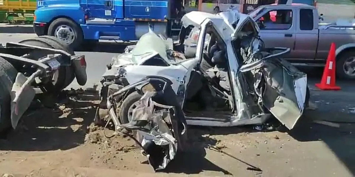 ¡Tragedia! Reportan carambola en carretera federal México-Tuxpan