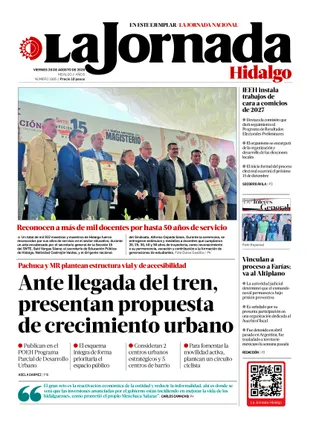 La Jornada Hidalgo | 28 de agosto de 2026