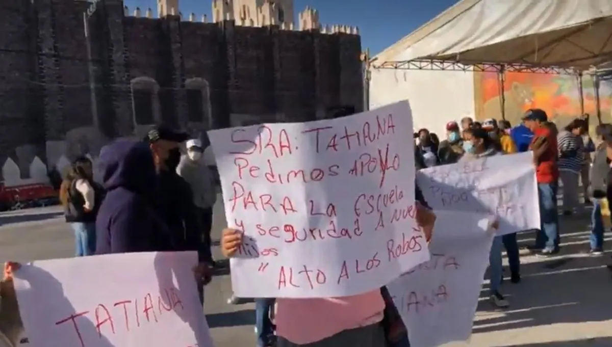 Pobladores de Actopan se manifiestan por robos