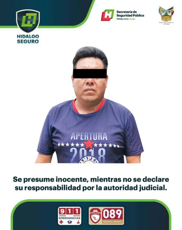 Capturan a presunto “huachicolero” en  Tezontepec de Aldama